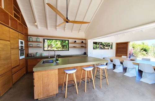 Petit Cul De Sac Beach Villa | Villa Coco Rock: Ocean View Retreat with Private Pool