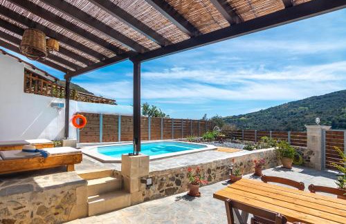 Rodakino Villa | Villa Cosmakis: Oceanfront Bliss with Pool & Hot Tub
