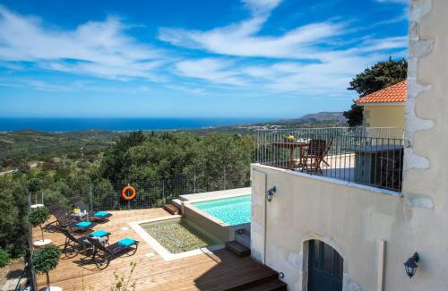 Patima Villa | Discover Villa Cretan View: Heated Pool & Oceanfront Bliss