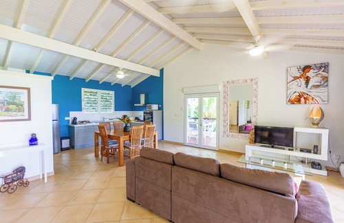 Deshaies Villa | Villa Cyann: Oceanfront Retreat with Jacuzzi Near Grande-Anse