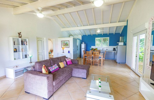 Deshaies Villa | Villa Cyann: Oceanfront Retreat with Jacuzzi Near Grande-Anse