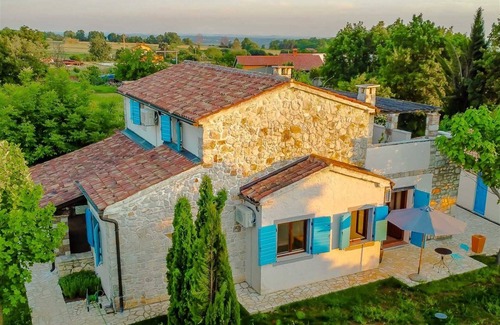 Kastelir-Labinci Villa | Villa Cypress: Private Pool Retreat with Pet-Friendly Amenities