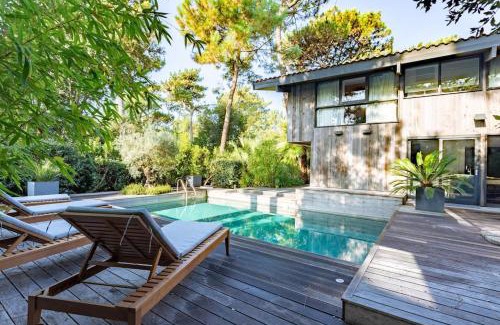 L'Herbe Villa | Architectural Villa with Pool and Ocean View at Cap Ferret