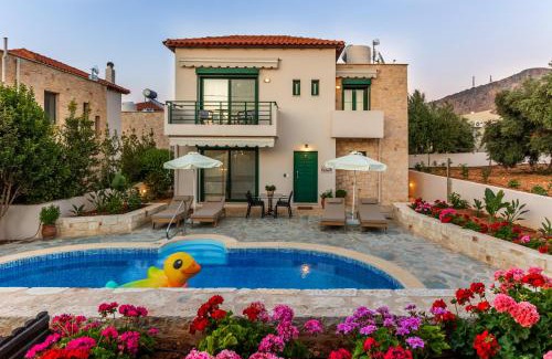 Skotino Villa | Villa Dafni: Private Pool & Ocean View in Paradise