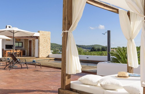 Santa Gertrudis House | Villa Dalt S'Era: Ocean View Retreat with Private Pool