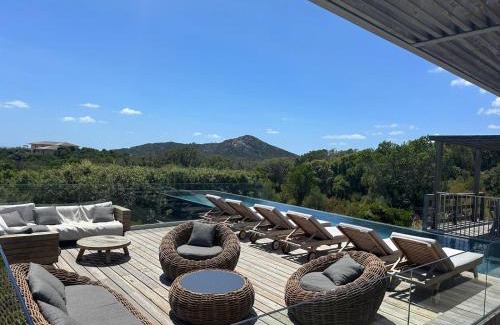 Pianotolli-Caldarello Villa | Oceanfront Villa with Infinity Pool & 4-Star Comfort