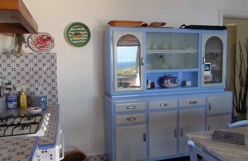Pollara House | Villa del Falco - Panoramic house with garden and sunset view