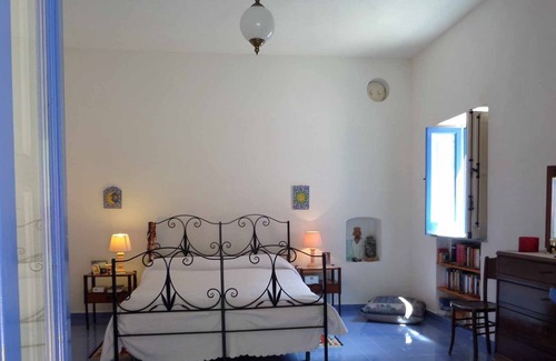 Pollara House | Villa del Falco - Panoramic house with garden and sunset view