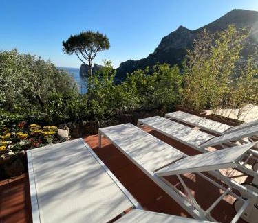 Nerano Apartment | Villa Donna Giulia: Family-Friendly Retreat with Hot Tub