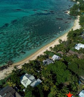 Roches Noires Villa | Villa du Lagon, à 50m de la plage avec piscine privée