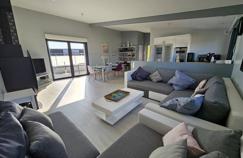 Gouville-sur-Mer House | Beachfront Villa "La Perle Marine" - Pet & Child Friendly