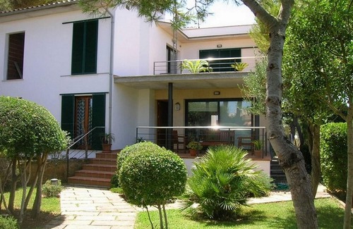 Son Baulo Villa | Villa es Baulo Pleta: Garden Retreat with Pool Near Beach