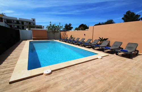 Sant Antoni de Portmany Villa | Villa Beso Ibiza: Elegant Six-Bedroom Retreat for 12