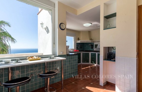 Salobrena Villa | Villa Esmeralda: Private Heated Pool & Oceanfront Serenity