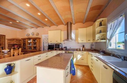 Sant Lluis Villa | Villa "Estrella Sant Lluis": Private Pool & Oceanfront Bliss