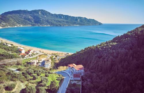 Afionas Apartment | Experience Villa Euphoria Apts with Oceanfront Pool Views