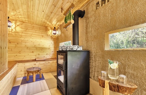 Mylopotamos Villa | Discover Villa Fisi: Pool, Spa & Mountain Views Await