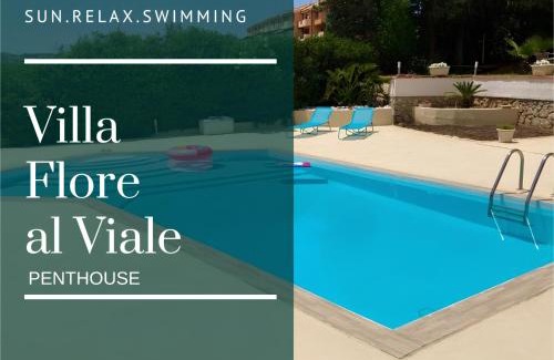 Casteldaccia House | Villa Flore Penthouse - Oceanfront with Pool & Family-Friendly