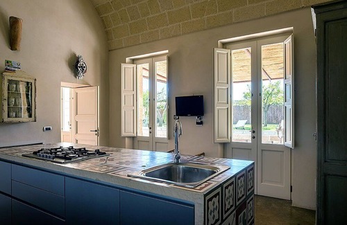 Giuggianello Villa | Villa Fragranza: Elegant Two-Story House with Pool Access
