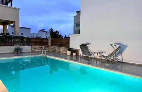 Panormos Villa | Villa Gagra: Private Pool Retreat with Ocean Views, 9.9/10 Rated