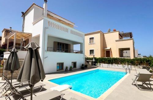 Panormos Villa | Villa Gagra: Private Pool Retreat with Ocean Views, 9.9/10 Rated