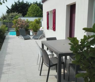 Groix House | Relax at Villa Garance: Family-Friendly with Pool & Hot Tub