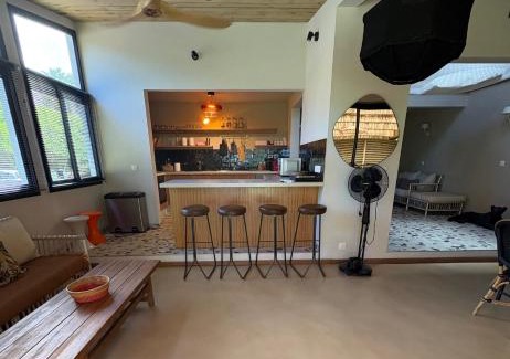 L'Ermitage-les-Bains Villa | Villa GEORGETTE: Oceanfront Haven 50m from the Lagoon