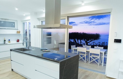 Capo d'Orlando Villa | Villa Giardino degli Ulivi, a modern Villa with a premium view in Sicily