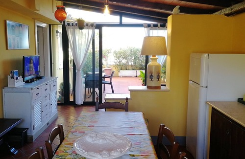 Formia Apartment | Elegant Villa Giulia: Rooftop Terrace Steps from the Sea