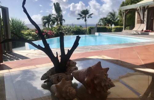Grand-Bourg Villa | Oceanfront Villa Libellule with Pool & Spa in Marie Galante