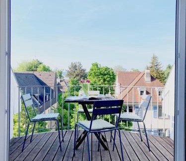 Ueberlingen Apartment | Serene Villa Grünewald: Oceanfront, Pet-Friendly Escape