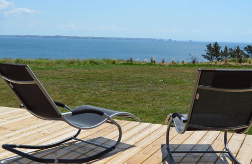 Plougonvelin House | Villa Grand Large: Panoramic Ocean View & Spa Oasis