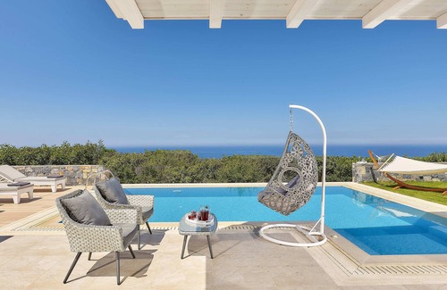 Koutouloufari Villa | Villa Greece: Private Seaview Villa with Heatable Pool