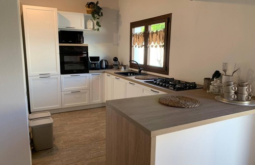 Quartu Sant'Elena Villa | Villa 'Harmony': Oceanfront Retreat with Private Terrace