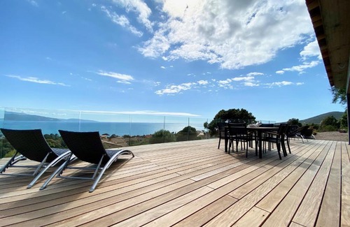 Sagone Villa | Elegant Villa with Ocean View, Pool & Secret Passage