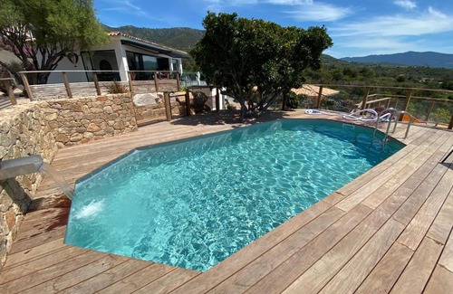 Sagone Villa | Elegant Villa with Ocean View, Pool & Secret Passage