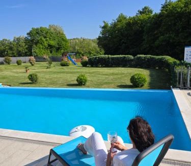 Pazin Villa | Idyllic Villa Heaven Green: Guest Rated 9.9 with Ocean Views