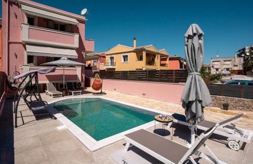 Kanoni Villa | Oceanfront Villa Helxis: Family-Friendly with Pool & Views