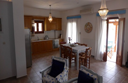 Axos Villa | Villa Olga: Relax by the Pool with Family and Pets