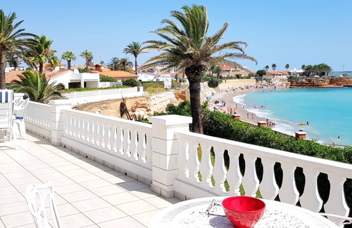 Vinaros Ski Chalet | Villa in Cala Puntal: Steps to the Beach with Ocean View