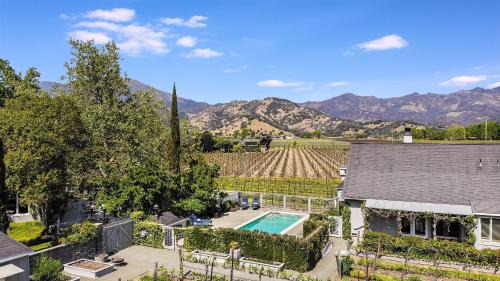 Calistoga Villa | Elegant Villa in French Chateau Estate with Pool in Napa