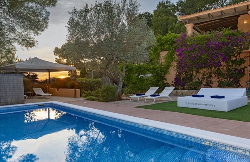 Sant Antoni de Portmany Villa | Family-Friendly Villa in San Rafael with Oceanfront Spa