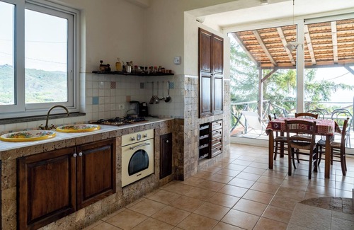 Piedimonte Etneo Villa | Villa "In the Green" with Sea View, Pool & Spa Amenities