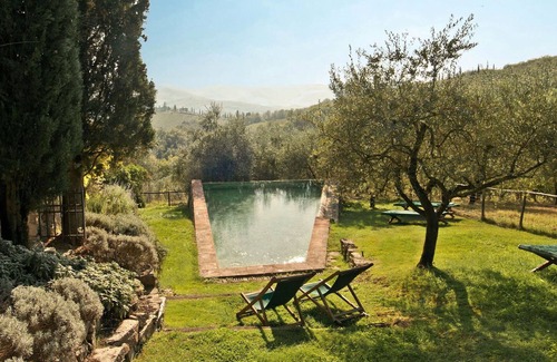 Radda in Chianti Villa | Elegant Villa in Volpaia with Private Pool & Ocean View