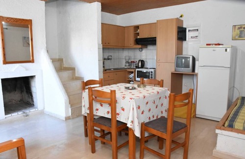 Gournai Apartment | Villa Irene 8: Two Storey Apartment Steps from Sandy Beach