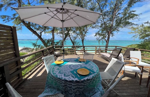 Trou d'Eau Douce Villa | Villa Isabella: Oceanfront Oasis Steps from the Lagoon