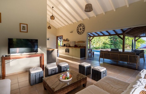 Capesterre-de-Marie-Galante Villa | Relax at Villa Jacaranda with Pool and Family Amenities