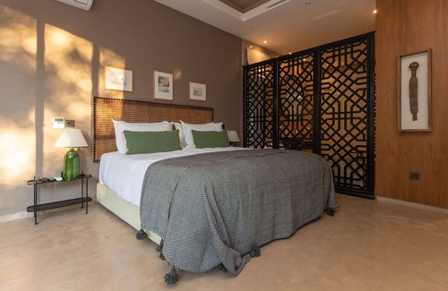 Chwiter Villa | Villa Jardin BLEU in the countryside of Marrakech with private pool