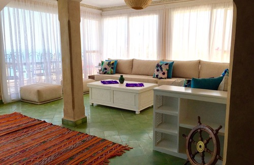 Tamraght House | Oceanfront Villa Jardin de l'Ocean with Pool & Spa
