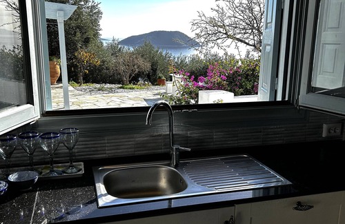 Elios Villa | Villa Kalyves: Inviting Pool with Breathtaking Sea Views